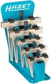 Hazet Schnellspann-Abzieher Satz 1750/5, 2-armig, silber - Bild 1