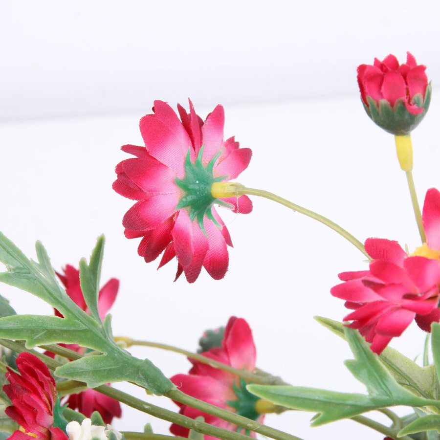 Tooarts Künstliche Gänseblümchen als Dekoration für Hochzeiten und Foto-Requisiten - Bild 3