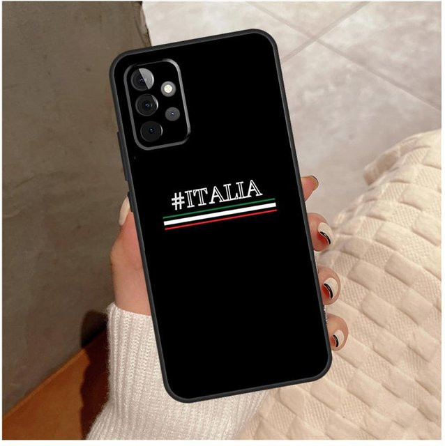 Samsung Handyhülle mit Italien Flaggen Design für Galaxy A15 A35 A55 A32 A12 A22 A06 A54 A34 A14 A56 A36 A26 A16 A13 A53 in Schwarz - Bild 1