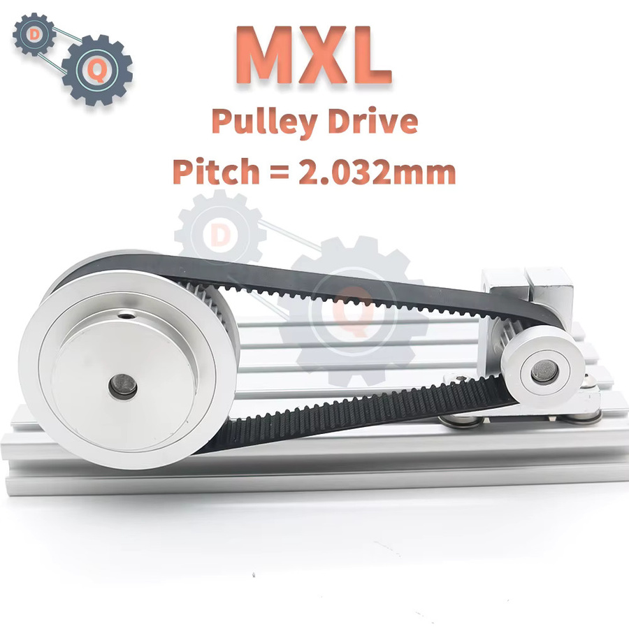 MXL Zahnriemen für CNC-Synchronriemen mit 2,032 mm Zahnteilung, Schwarz - Bild 2