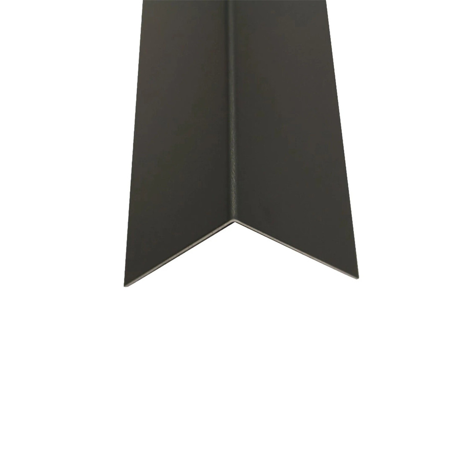Schlögel Alu-Blechwinkel Anthrazitgrau RAL 7016, L-Profil Gekantet, 90 Grad, B/T: 60 x 60 mm, Dicke: 2 mm, Länge: 1500 mm - Bild 2