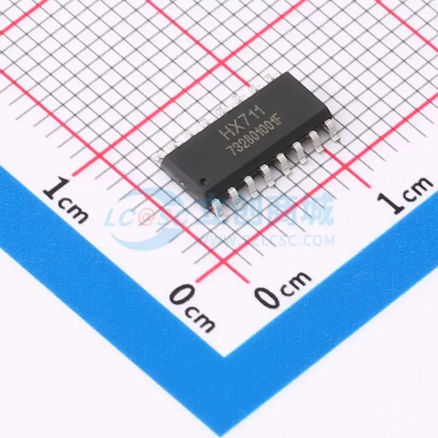 Chiptowin HX711 HX712 SOP-16 Chips, 10 Stück, Schwarz - Bild 1