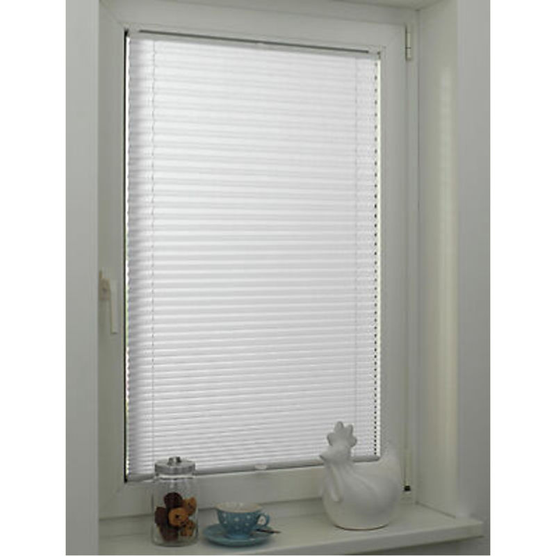 Boviva Spannplissee in Weiß, semi-transparent, B: 115 cm, H: 130 cm - Bild 2