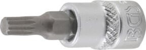 BGS Bit-Einsatz 5105-M5 Innenvielzahn XZN M5 mit 6,3 mm 1/4 Zoll Antrieb in Silber - Bild 1
