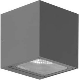 Brumberg LED-Wandleuchte in Grau (Strukturgraphit) aus Aluminium und Glas mit IP54 Schutzart - Bild 1