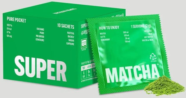 Super Matcha, Pure Ceremony Matcha, Grüntee, Beutel, 10 x 20 g - Bild 1