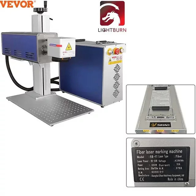 VEVOR Raycus Faserlaser-Schneid- und Graviermaschine mit EZCAD2 Software für Metall, Stahl, Gold und Silber - Bild 1