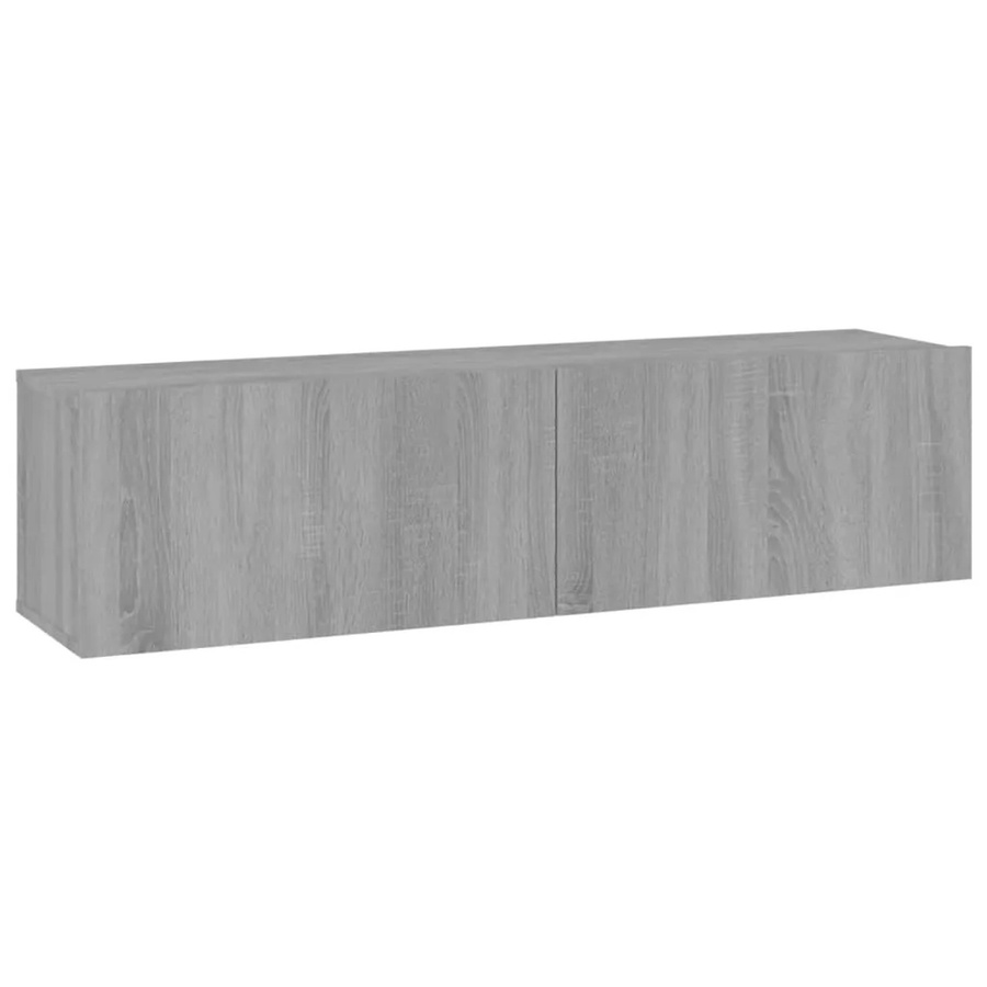 vidaXL TV-Wandschrank Grau, B/T/H: 120 x 30 x 30 cm - Bild 2