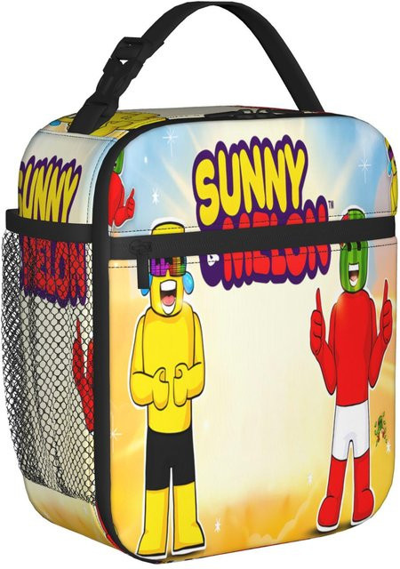 Isolierte Lunchtasche von Fancy Style Studio in Melonen-Design, Thermische Kühltasche für Bento-Boxen, Mehrfarbig - Bild 1