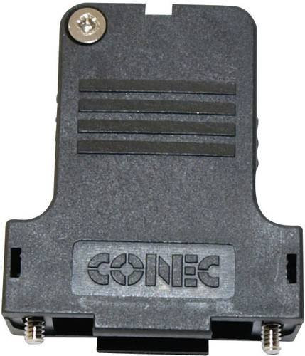 Conec D-SUB Gehäuse 165X14519XE, 15 Polzahl, Kunststoff, 180°, Schwarz - Bild 1