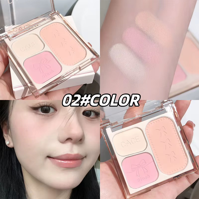 CACE Creme-Rouge-Palette Puder, 03#COLOR, Unisex - Bild 1