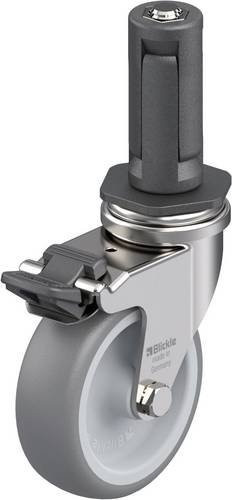 Blickle Edelstahl-Apparate-Lenkrolle LRXA-TPA 75G-FI-EXR03 in Silber, Rad-Durchmesser: 75 mm, Tragfähigkeit: 75 kg - Bild 1