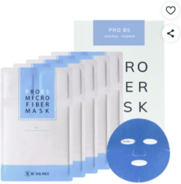 BE BALANCE Ultra-Mikrofaser Gesichtsmasken, 5 Blätter, Panthenol, Unisex - Bild 1