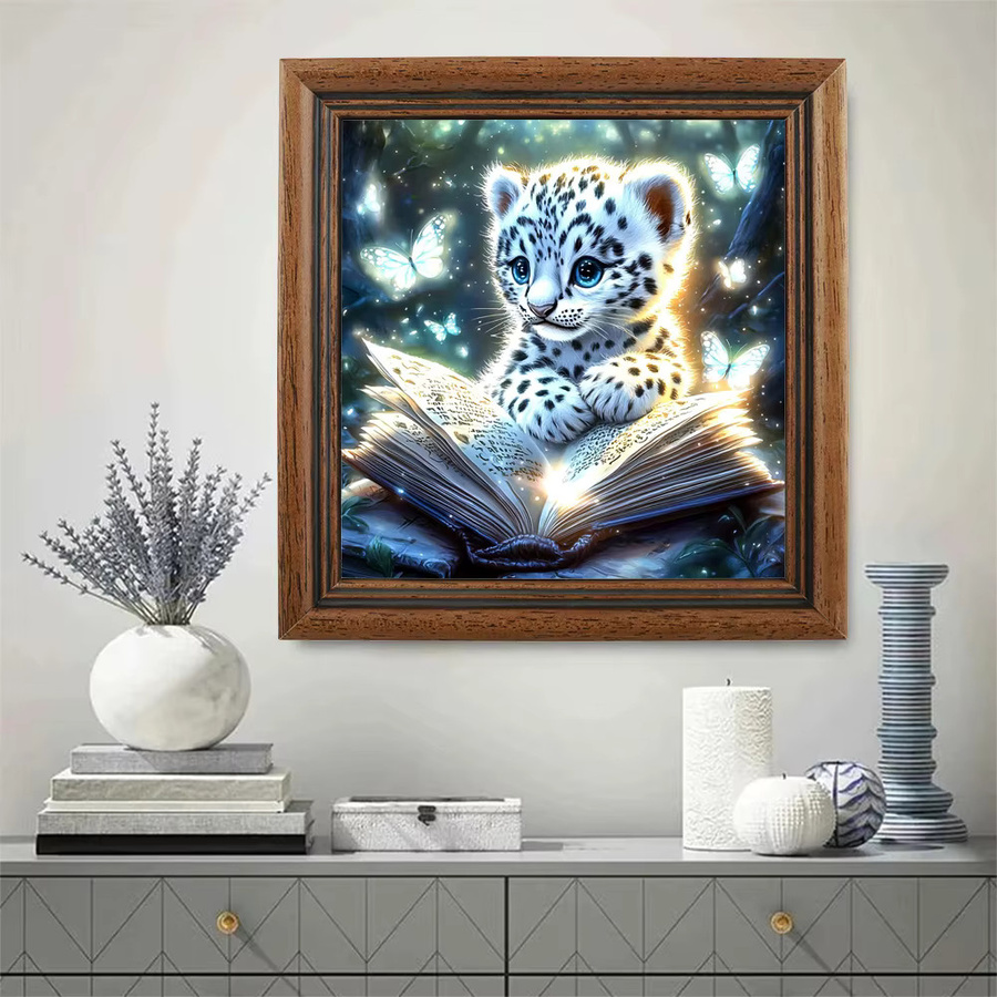 EverShine Diamant Mosaik Leopard, DIY Stickerei Buch, Tiere, Bunt / Mehrfarbig - Bild 3