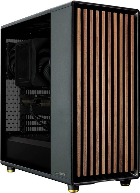 Captiva Ultimate Gaming R99-452 Gaming PC in Schwarz mit Ryzen 7 9850X3D, RTX 5090 32GB GDDR7, 32GB DDR5 und 2TB SSD - Bild 1