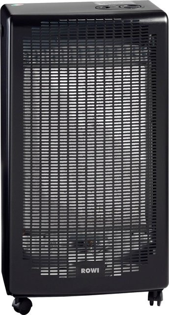 Rowi Gasheizofen Blue Flame in Schwarz Blue mit Sauerstoffmangelsicherung 4200 Watt und Energieeffizienzklasse A - Bild 1