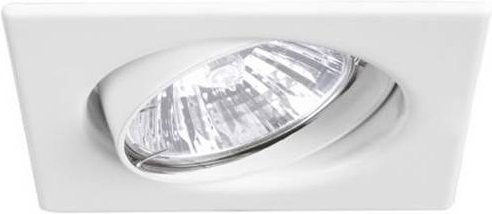 Brumberg Einbauleuchte GU10 Weiß Quadratisch aus Metall mit Glas und verstellbarem Lichtstrahl - Bild 1