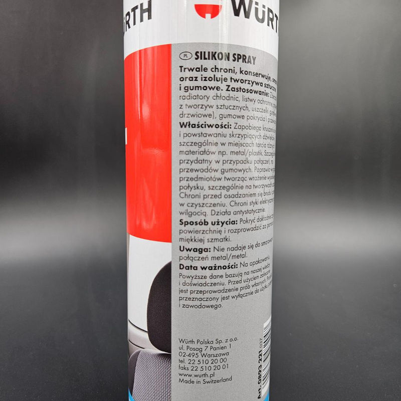 Würth Silikonspray Multi Purpose Aerosol Rot 500 ml - Bild 2
