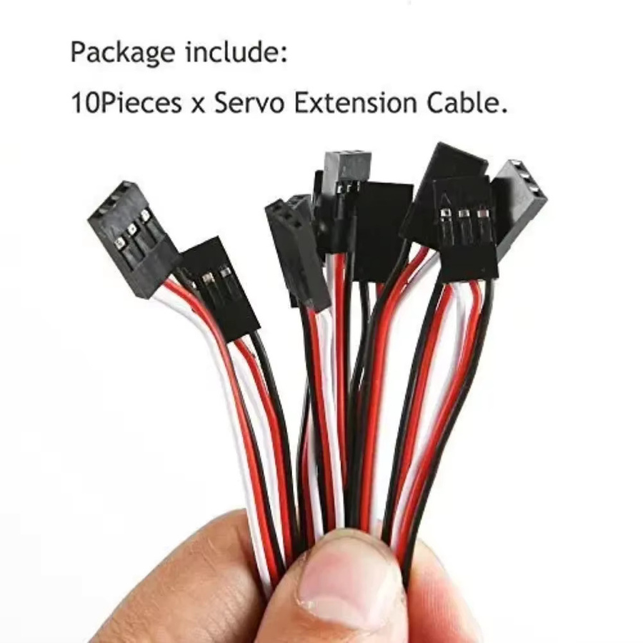 stemedu Servo-Verlängerungskabel, Stecker auf Stecker, JR-Stecker, 5-teiliges Set - Bild 2