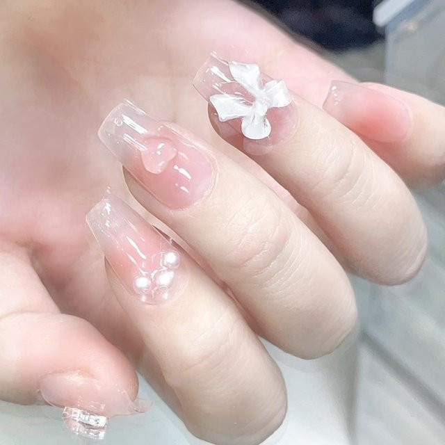 NATAWA Nagelkunst, White, Glänzend, Unisex - Bild 1