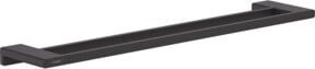 Hansgrohe Badetuchhalter AddStoris Doppelhalter aus Metall für die Wandmontage, Schwarz Matt, Breite: 64,8 cm - Bild 1