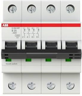 ABB S204MT-B25 Sicherungsautomat 25A 400V MCB - Bild 1