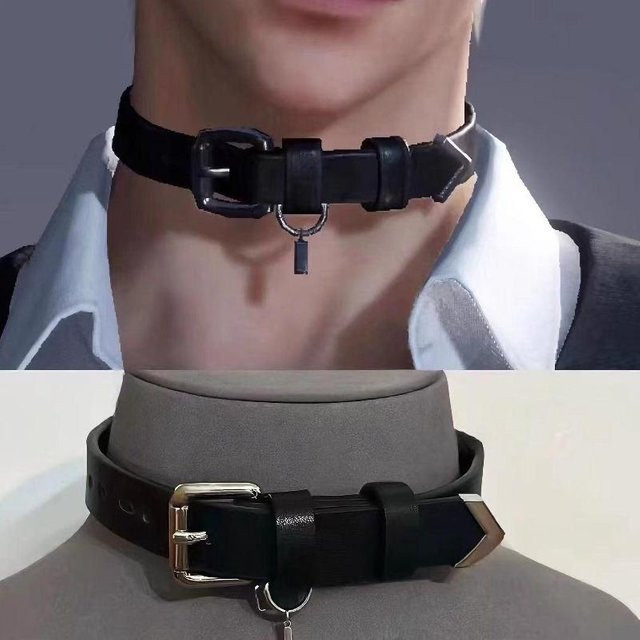 YIRAN Halskette, Leder, Schwarz, Unisex - Bild 1