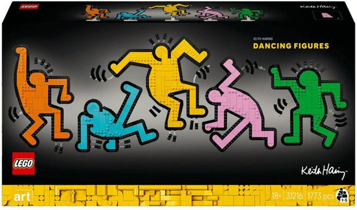 LEGO Art 31216 Keith Haring Tanzende Figuren Mehrfarbiges Kunstwerk für Erwachsene - Bild 3