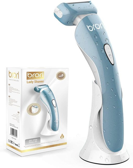 Brori Elektrischer Rasierer Bikini-Trimmer, Damen, White - Bild 1