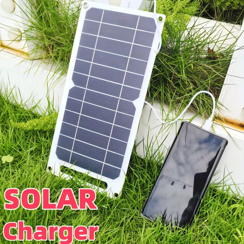 PHONEPACE Flexibles Solar-USB-Ladegerät 5V Photovoltaik-Softpanel in Schwarz für Handy, Ventilator und Powerbank - Bild 3