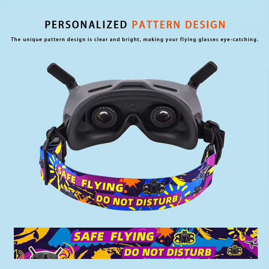 DJI Avata Goggles 2 Zubehör Set mit verstellbarem Kopfgurt, Batteriehalter, Yagi-Antenne und Silikon-Augenpolster in Multicolour - Bild 4