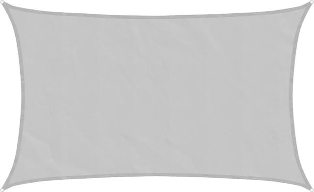 Furnicato Sonnensegel Hellgrau aus Polyester-Oxford in Rechteckform B: 8 m, T: 5 m - Bild 1