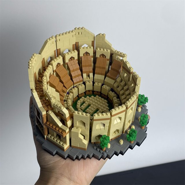 Doubuilt Römisches Kolosseum Micro Mini Bausteine Spielzeug - Bild 1
