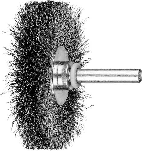 PFERD TOOLS Rundbürste RBU ungezopft aus Stahl in Silber für Metall und Lacke, Durchmesser: 60 mm, Schaft-Durchmesser: 6 mm, Drahtstärke: 0,20 mm - Bild 1