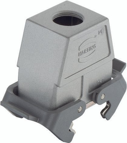 Harting Kupplungsgehäuse aus Aluminium in Grau, Baugröße 19628100766 - Bild 1