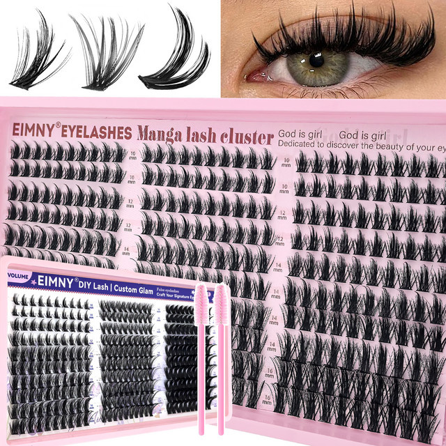 EIMNY Wimpernverlängerungsset, 300 Stück, Black, Unisex - Bild 1