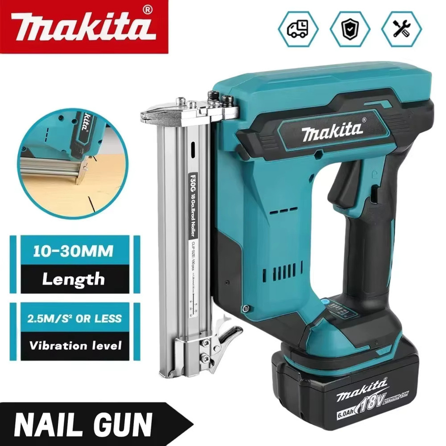 Makita Akku Brad-Nagler DFN350 für Zier- und Fertigungsarbeiten in der Holzbearbeitung - Bild 2