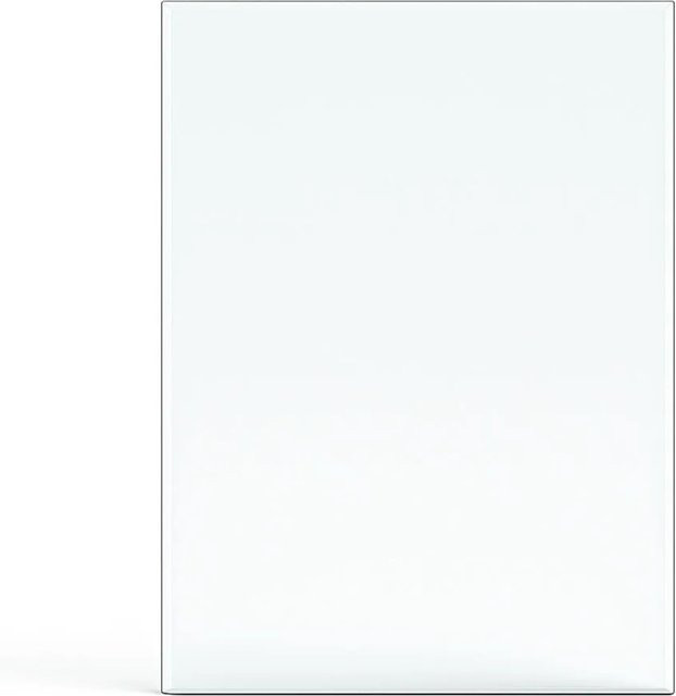 Feuercampus Funkenschutzplatte aus Glas für Kaminofen, transparent, B/T/H: 90 x 75 x 0,6 cm - Bild 1