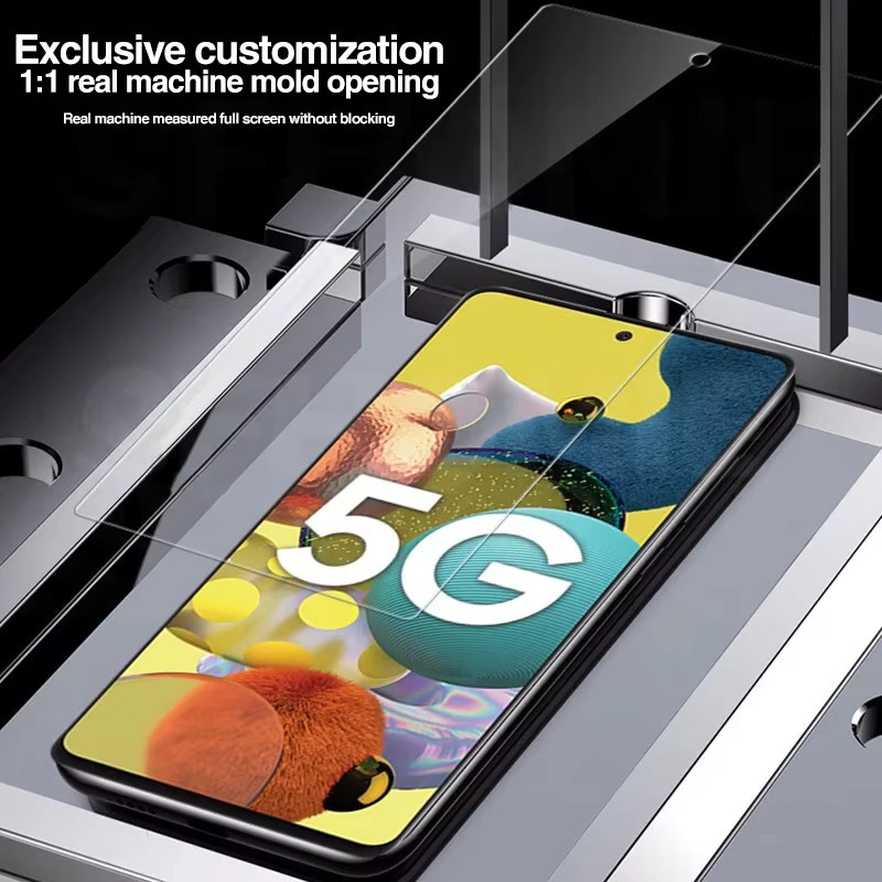 4er-Pack Gehärtetes Schutzglas für Samsung Galaxy A54 A34 A23 A33 A52 A53 A55 A73 A72 A51 A71 S21 S20 FE in Transparent - Bild 2