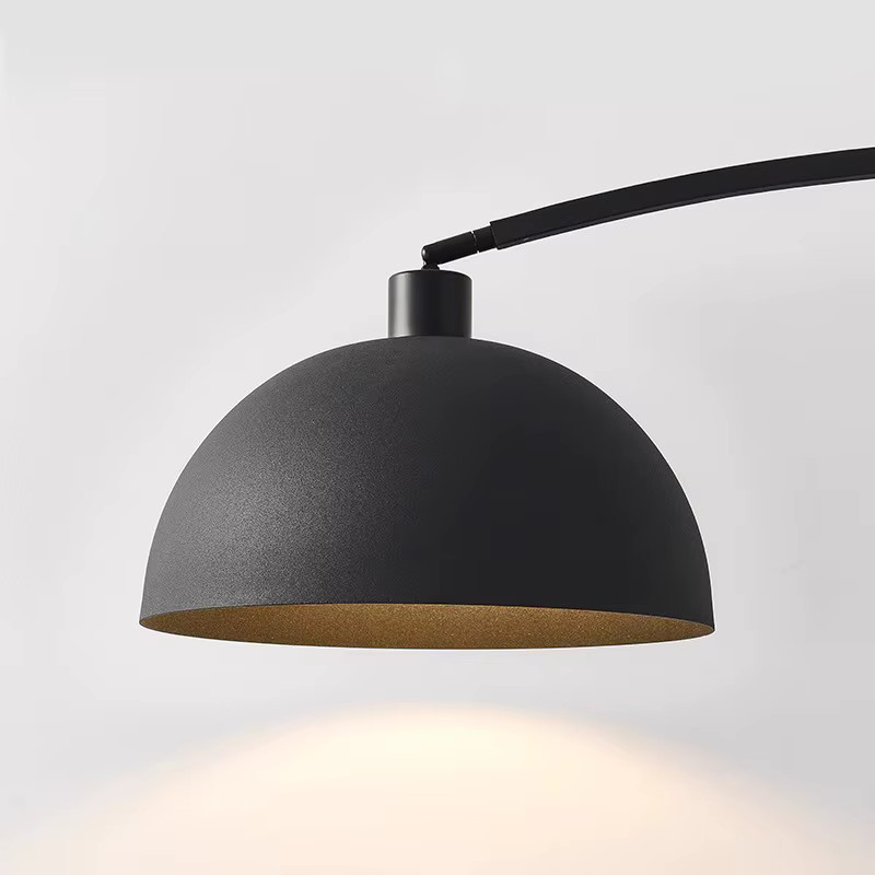 Moderne VIGOUS LED Bodenlampe in Schwarz mit E27 Fassung für Wohnzimmer und Schlafzimmer - Bild 2