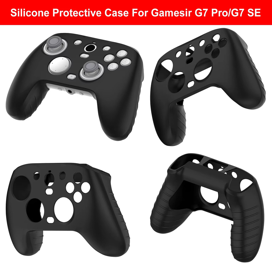 GameSir Silikon-Schutzhülle für G7 Pro und G7 SE Controller in Schwarz - Bild 1