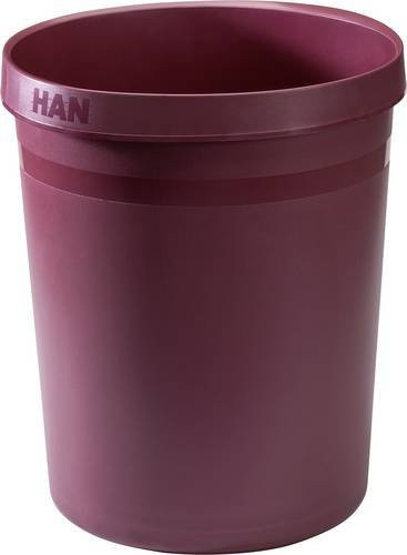 HAN Papierkorb GRIP KARMA aus Recycling-Kunststoff, Rot, Volumen: 18 l, Durchmesser: 31,2 cm, Höhe: 35 cm - Bild 1