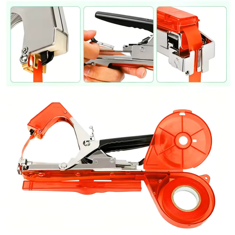 ELOOLE Hocheffiziente Pflanzenbindemaschine als handgehaltener Garten-Tapener und Pflanzenzweigbinder für Weintrauben, Tomaten, Paprika und Blumen - Bild 1