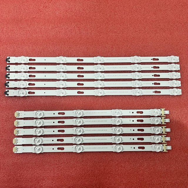 LED Hintergrundbeleuchtung Streifen in Weiß für Samsung TV Modelle UE40JU6060K UE40JU6050U UE40JU6000W UE40KU6100W UE40KU6000W UE40KU6000K UE40MU6000K UE40JU6000U - Bild 1