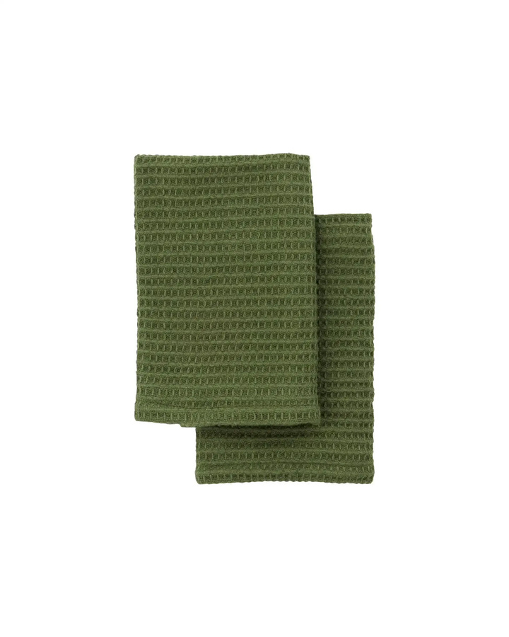 Meraki Spültuch Green Grün aus Baumwolle, 2 Stück, B/B: 30 x 30 cm - Bild 1