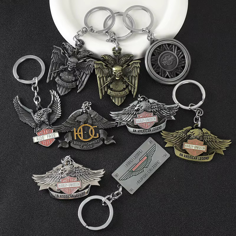 Harley Davidson Schlüsselanhänger, Motorrad-Schlüsselanhänger - Bild 1