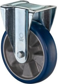 BS Schwerlastrolle L610.B92.200 aus Aluminium in Blau mit Schraubbefestigung - Bild 1