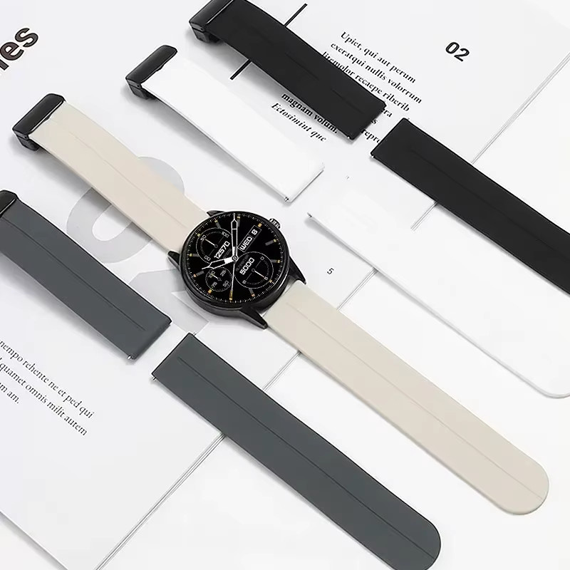 Xiaomi Uhrenarmband Silikon, Magnetische Schnalle, 22 mm, Unisex - Bild 2