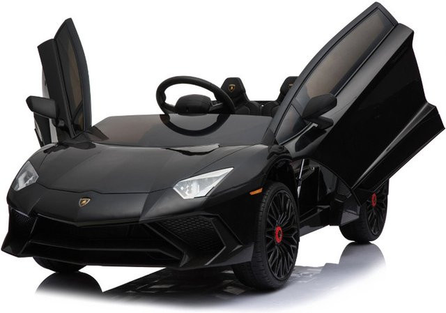 TPFLiving Lamborghini Aventador SVJ, Elektro-Kinderauto, schwarz - Bild 1