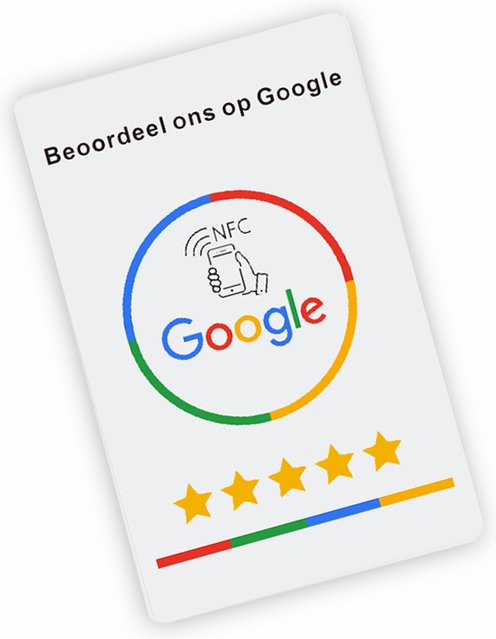 MochuaRFID NFC-Karte für Google-Bewertungen in Weiß - Bild 1